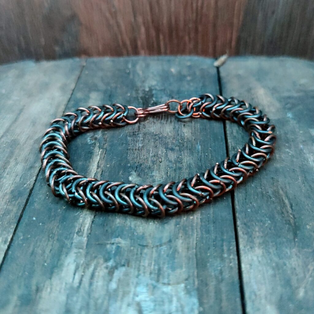 Startsida 2 Metallarmband Box Chain Svart / Koppar