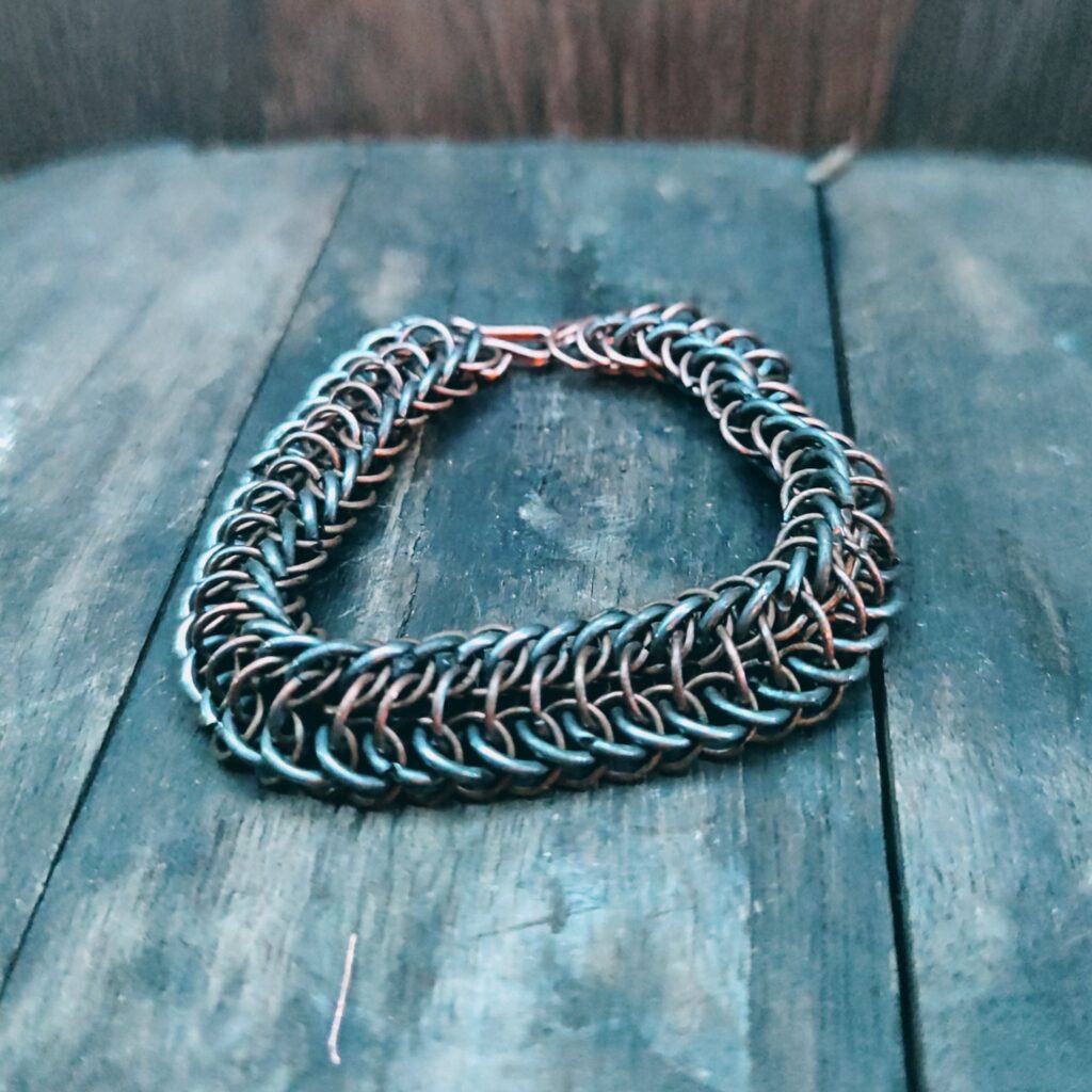 Startsida 3 Metallarmband Alligator Back Svart / Koppar